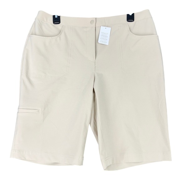 Chico's Pants - Chicos Zenergy Neema Shorts Performance Stretch Pockets Sz M Womens